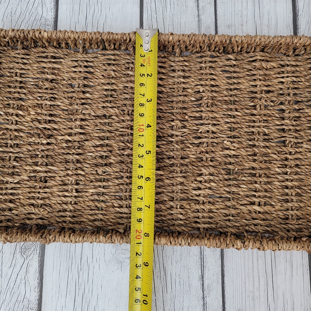 Woven Rattan Decorative Tray - Picture 4 of 6